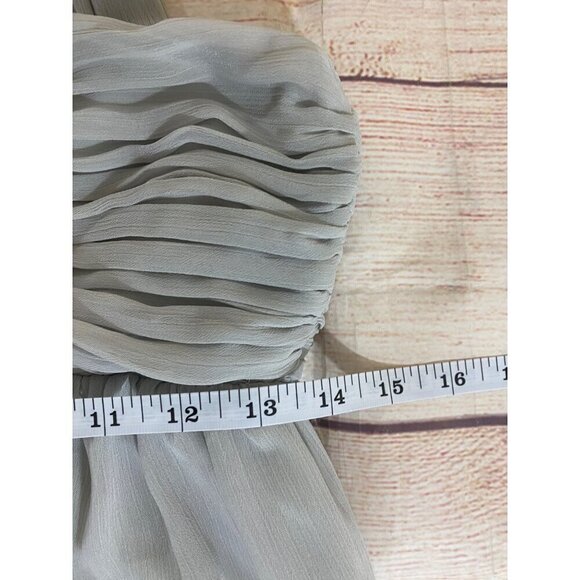 Lipsy Pink House Painters Women's Chiffon Cocktail Dress - 10 - Picture 8 of 14